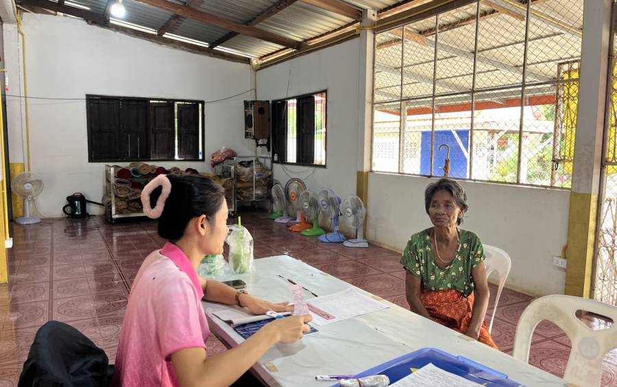 งานจัดเก็บรายได้ ลงพื้นที่จัดเก็บค่าน้ำประปา เดือน เม.ย.68 